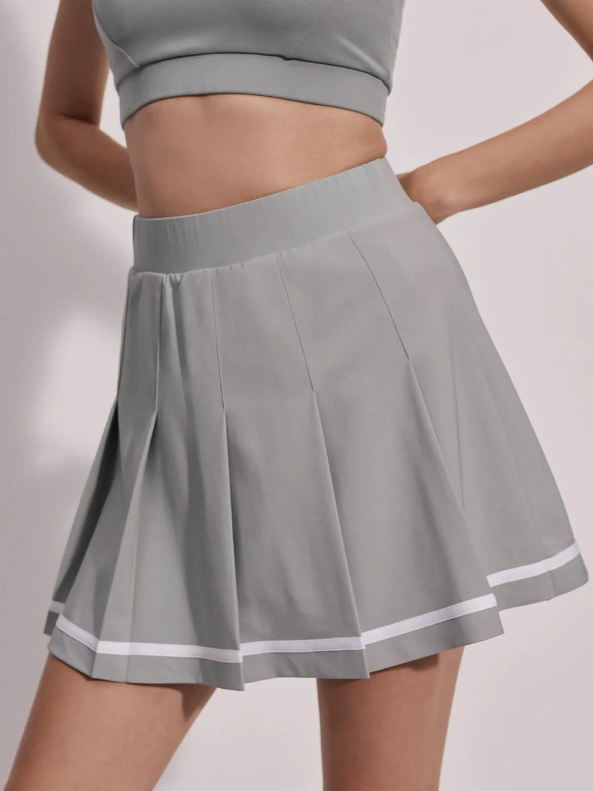 Cool Sage Clarendon High-Rise 16" Tennis Skort