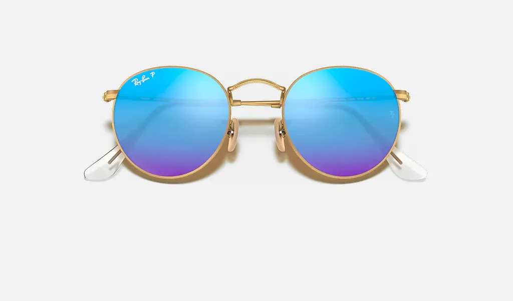 Ray Ban Round Metal Polarized Sunglasses