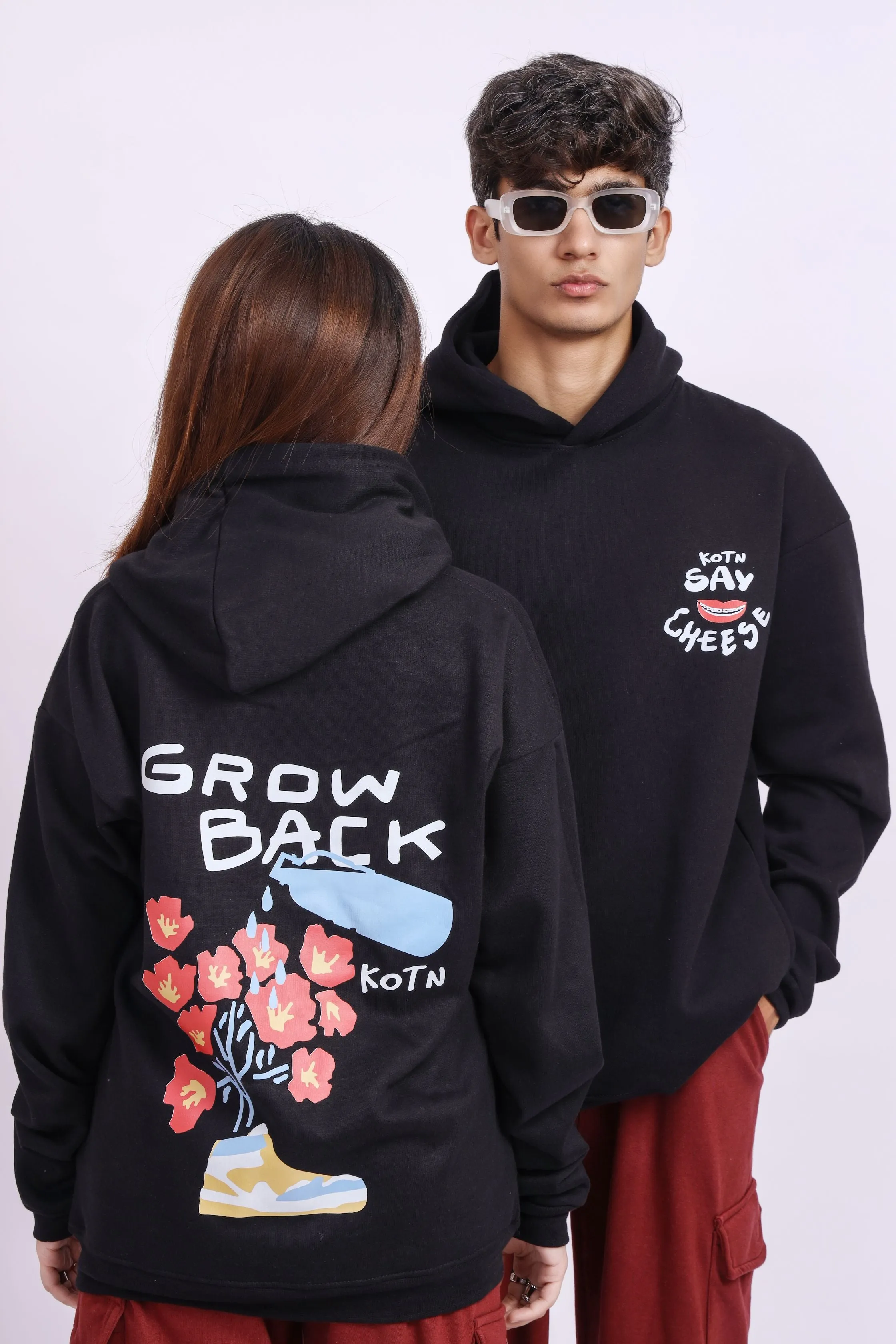 SAY CHEESE OVERSIZED HOODIE