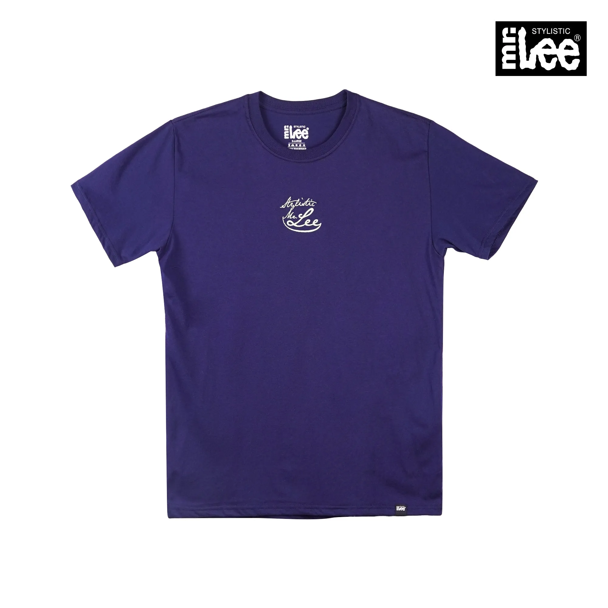 Stylistic Mr. Lee Men's Basic Tees Semi body Fit 171490-U (Navy)