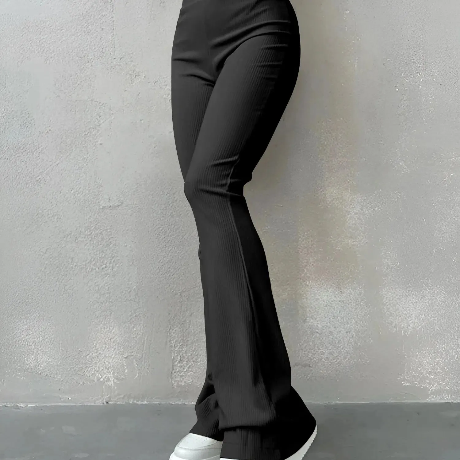 Women's Sexy Slim High Waisted Flared Pants for Longer Legs